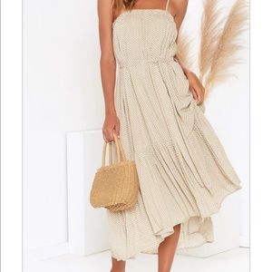 Mid length summer dress